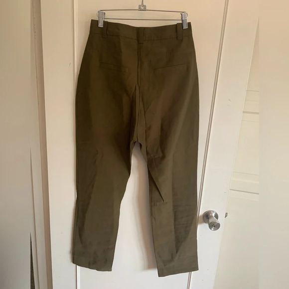 Suncoo Paris high rise lightweight pants. Army green size small, casual - Picture 2 of 9